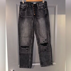 BÖHME black distressed jeans